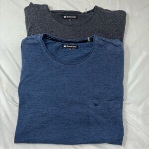 Buttercloth icy cotton Men's Blue and Gray 2XL T-Shirts lot of 2